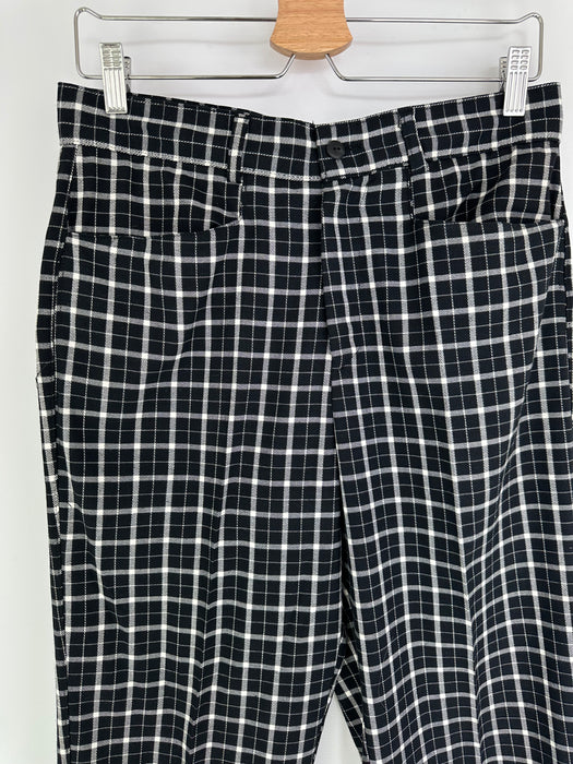 Zwart geruite broek