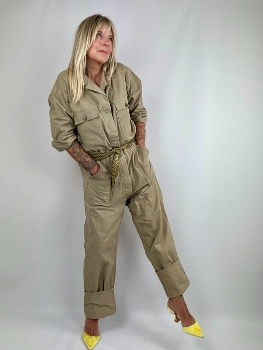 Kaki werkoverall