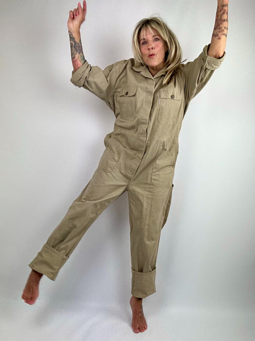 Kaki werkoverall
