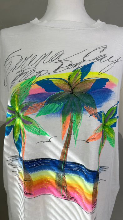 T-shirt met palmbomen opdruk