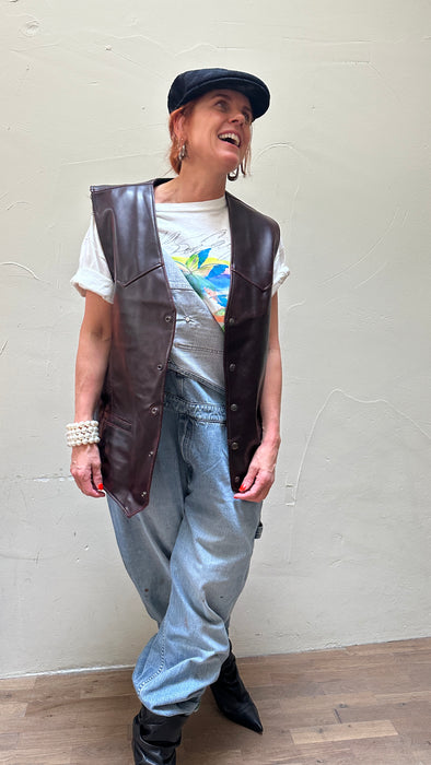 T-shirt met palmbomen opdruk