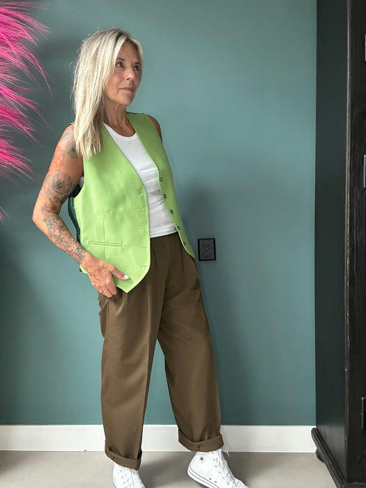 Gilet Matcha groen