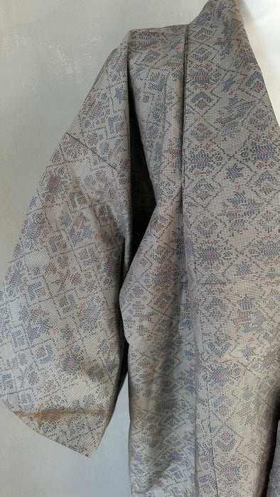 Lange grijze kimono