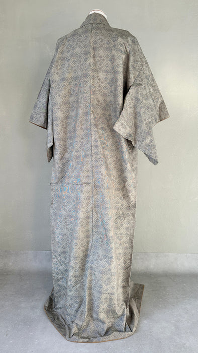 Lange grijze kimono