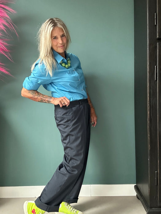 Blauwe Pantalon Tommy Hilfiger
