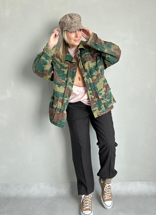 Vintage camo jas