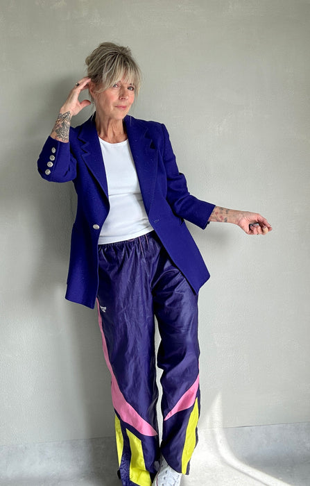 Paarse blazer Escada
