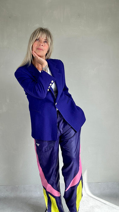Paarse blazer Escada