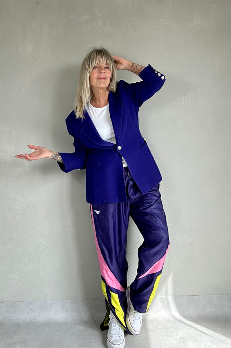 Paarse blazer Escada