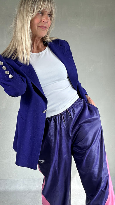Paarse blazer Escada