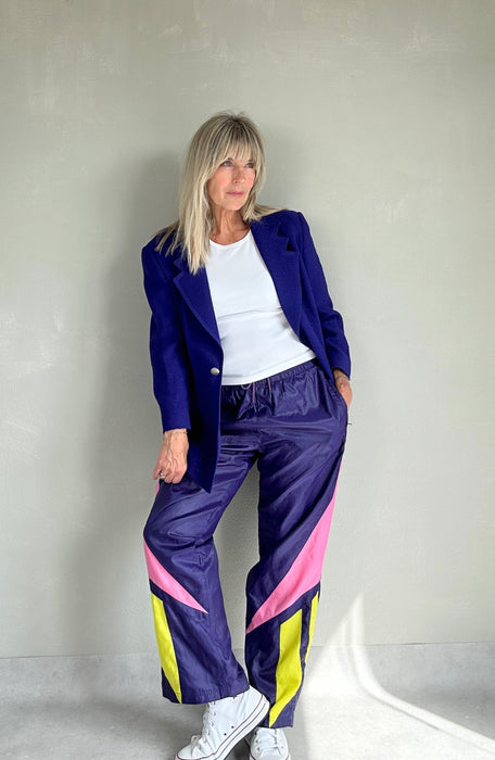 Paarse blazer Escada
