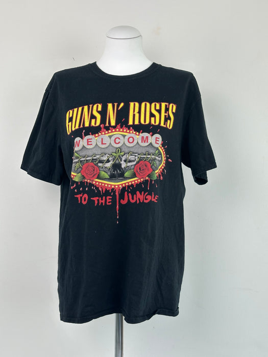 Zwart rockband T-shirt