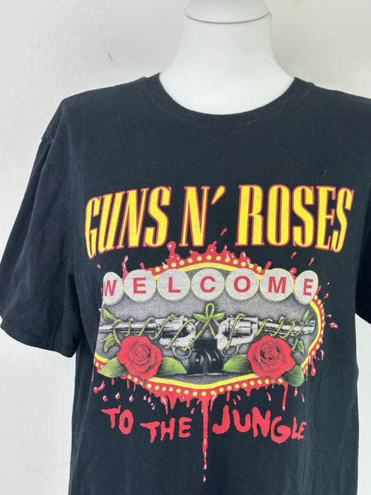 Zwart rockband T-shirt