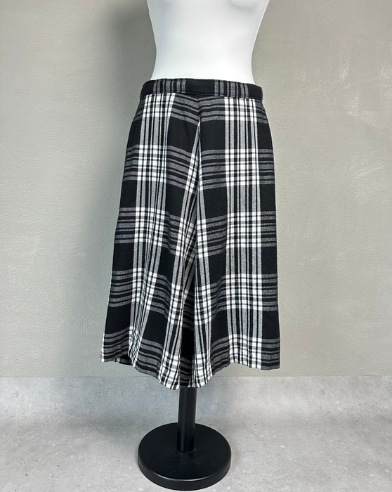 Zwart wit geruite klokrok