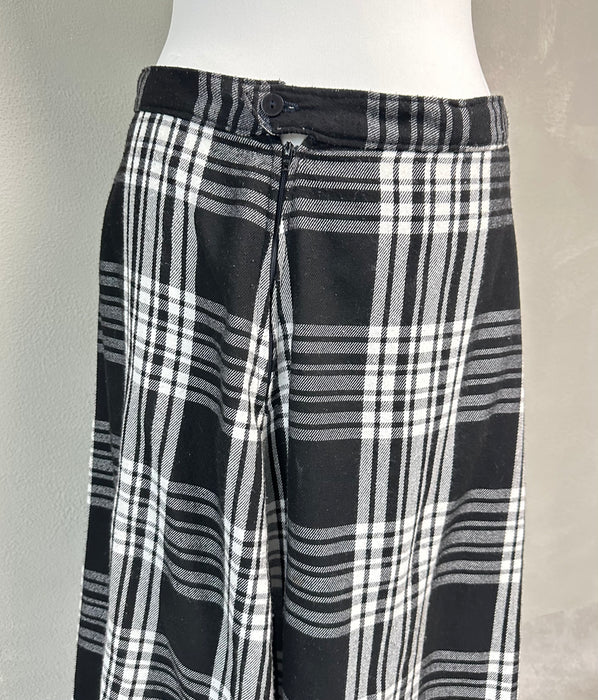 Zwart wit geruite klokrok