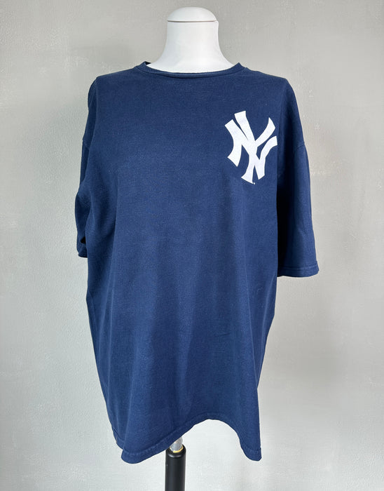 Marineblauw T-shirt NY