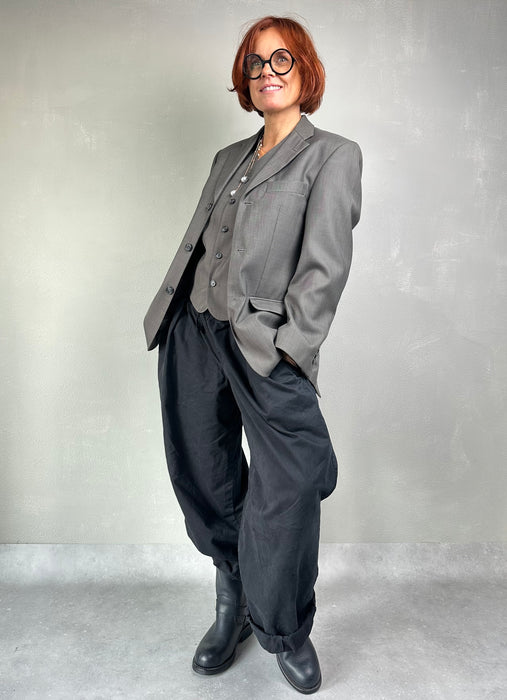 Donkerbruin 2-delig kostuum