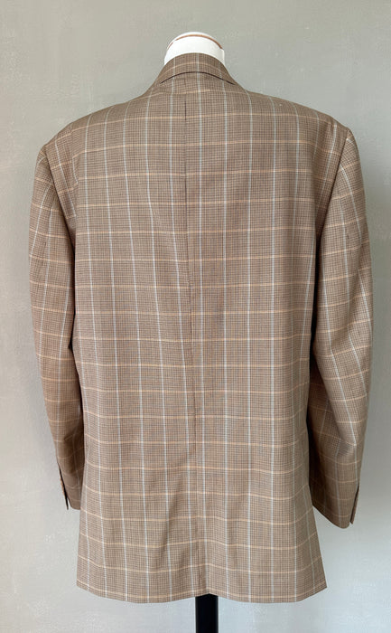 Beige geruit colbert