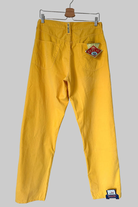 Gele Replay broek