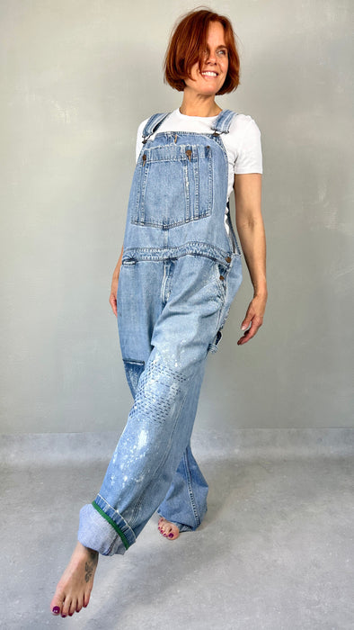 Sashiko en verfspetters Oshkosh salopette