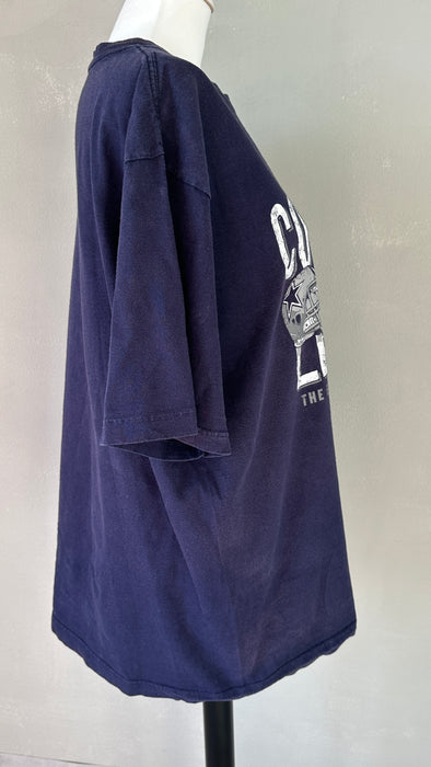 Marineblauw oversized T-shirt