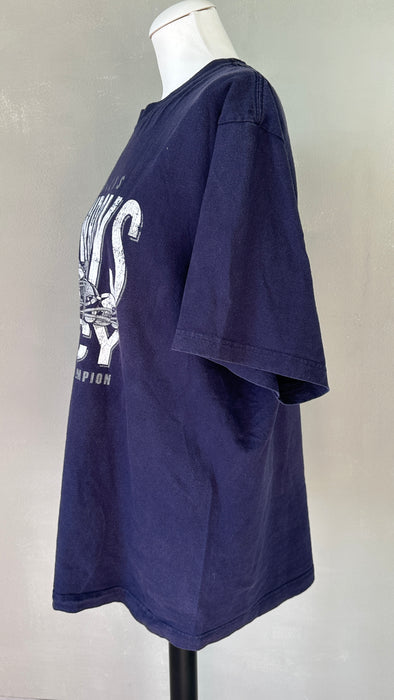 Marineblauw oversized T-shirt