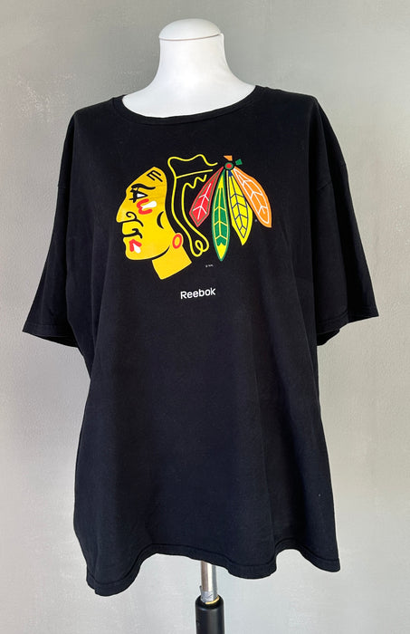 Zwart oversized T-shirt Indiaan print