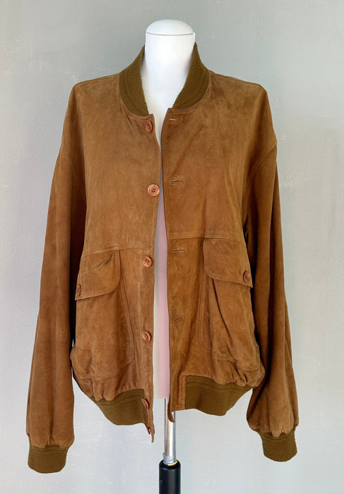 Bruin suede bomberjack