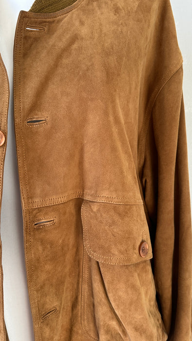 Bruin suede bomberjack