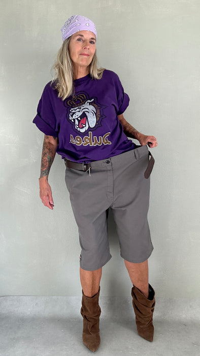 Oversized grijze short