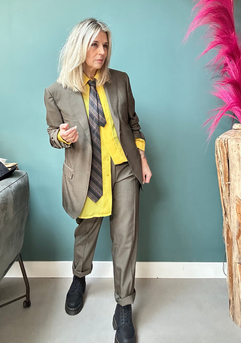 Transparant gele blouse