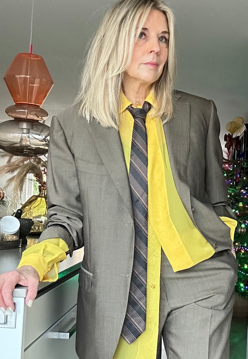 Transparant gele blouse