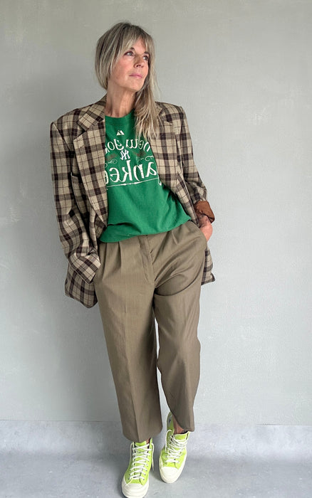 Groen oversized T-shirt