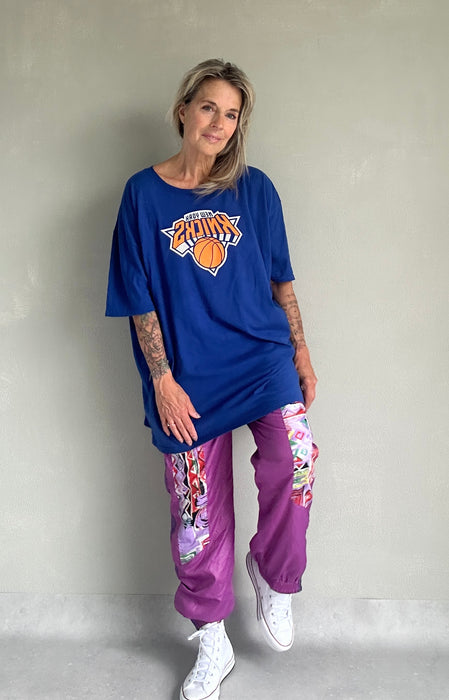 Lang Blauw T-shirt New York Knicks