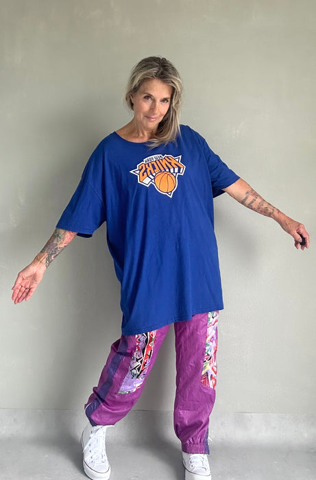 Lang Blauw T-shirt New York Knicks