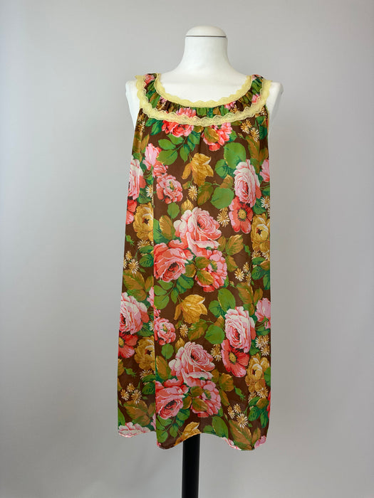 Gebloemde slipdress