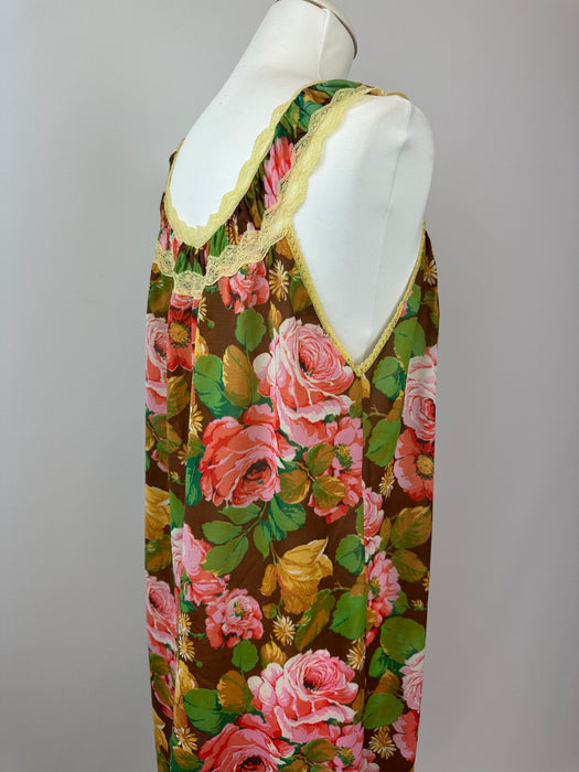 Gebloemde slipdress